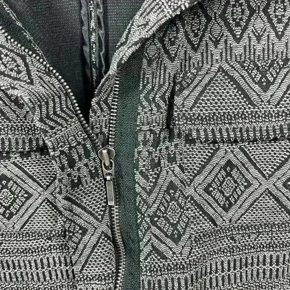 Maurices medium weight jacket womens large zip closure gray black - Picture 3 of 5